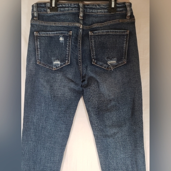 Kancan Distressed Blue Jeans Sz 26 - Picture 6 of 13